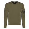 CP Company Lens Light Fleece Sweatshirt Khaki - Boinclo ltd - Outlet Sale Under Retail