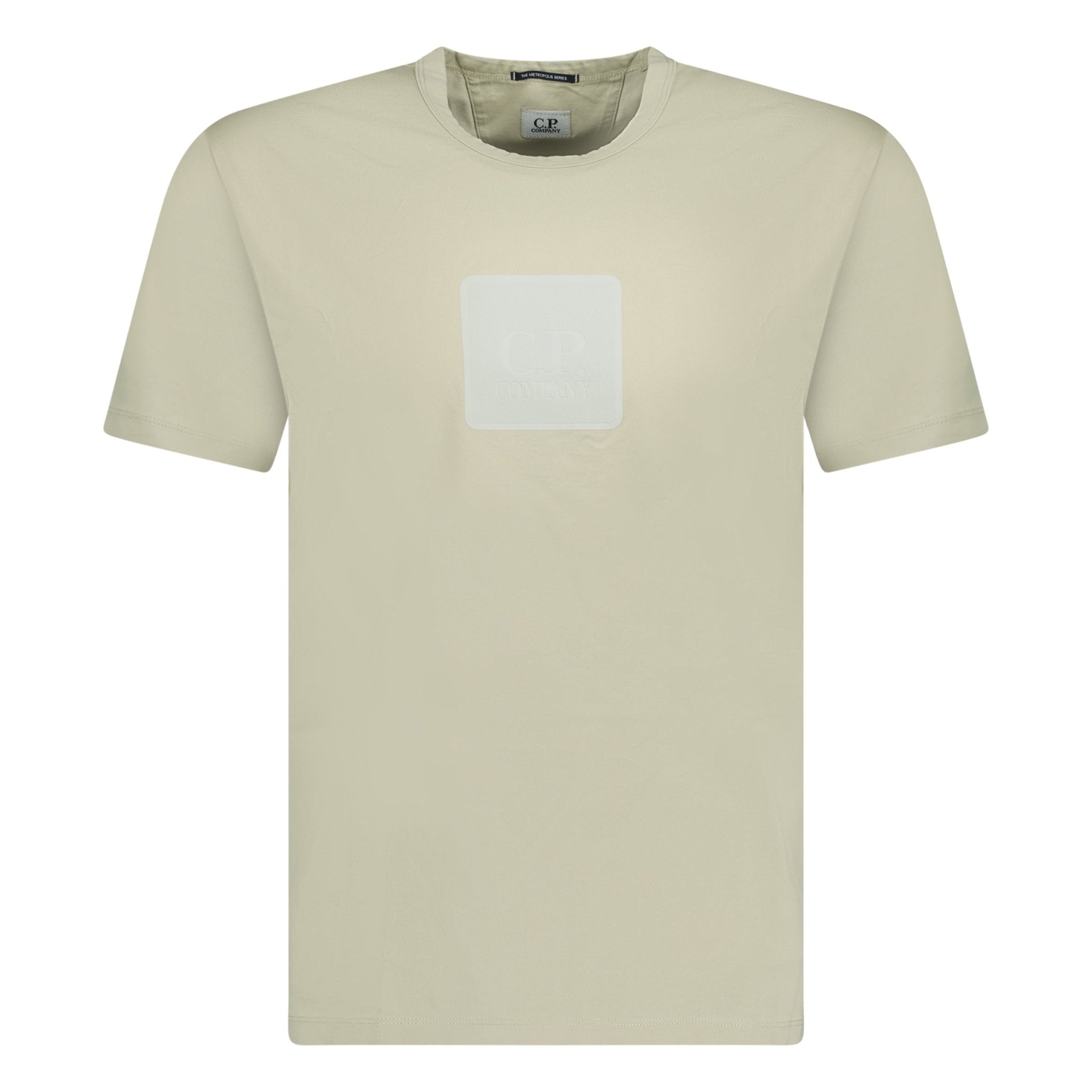 CP Company Rubber Logo T-Shirt Beige