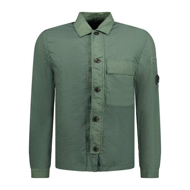 CP Company 'Taylon L' Chrome Lens Overshirt Jacket Green Outlet