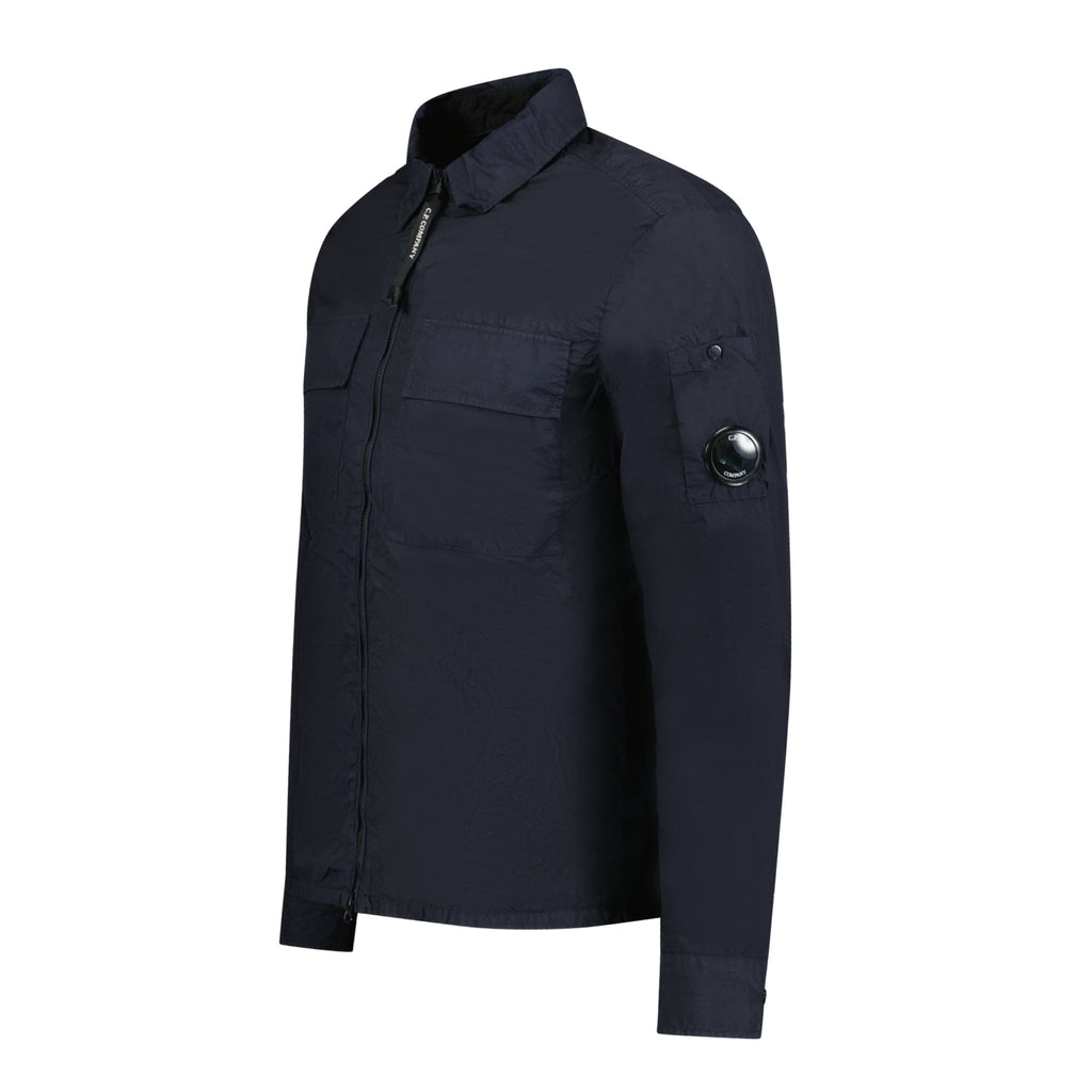 CP Company 'Taylon L' Chrome Lens Overshirt Jacket Navy - Boinclo ltd - Outlet Sale Under Retail