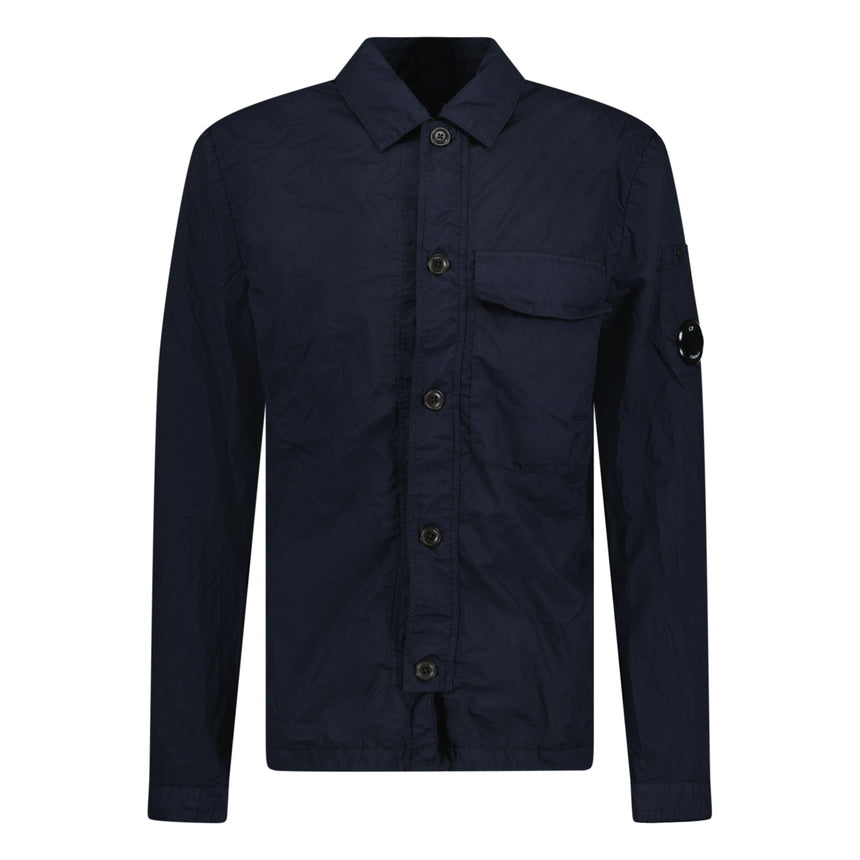 CP Company 'Taylon L' Chrome Lens Overshirt Jacket Navy - Boinclo ltd - Outlet Sale Under Retail