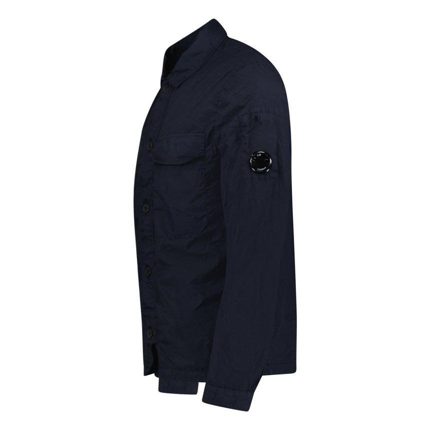 CP Company 'Taylon L' Chrome Lens Overshirt Jacket Navy - Boinclo ltd - Outlet Sale Under Retail