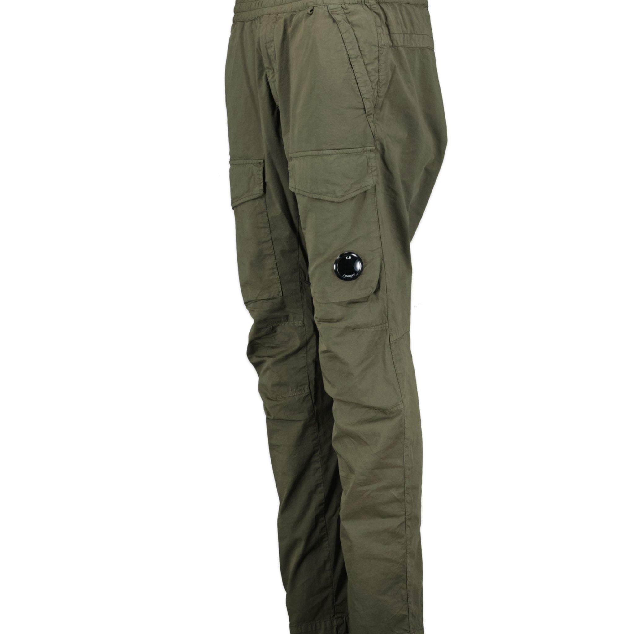 C.P. Company 331A Twill Cargo Pants - Olive - Due West