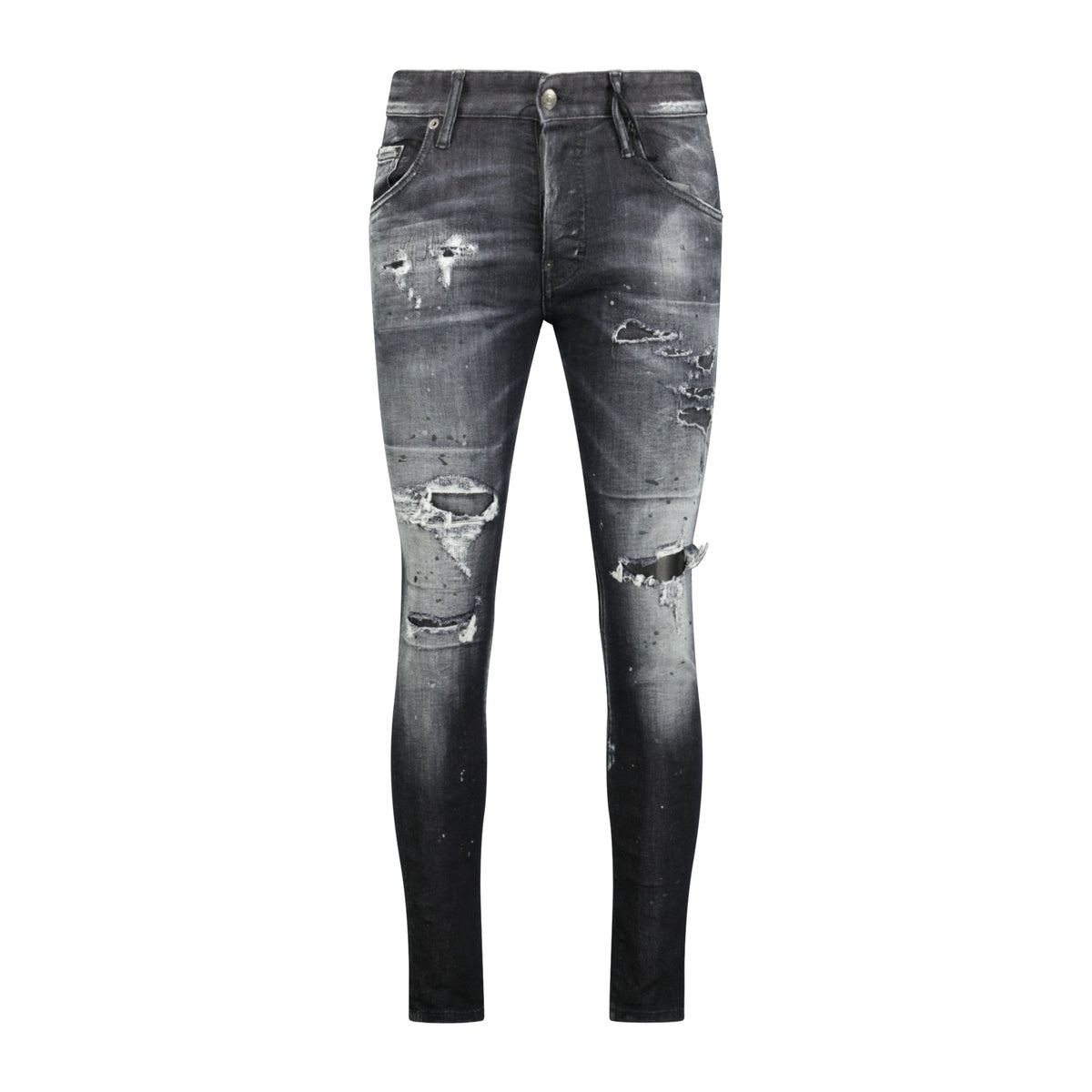 DSquared2 'Super Twinky' Writing Logo Jeans Black | Boinclo ltd ...