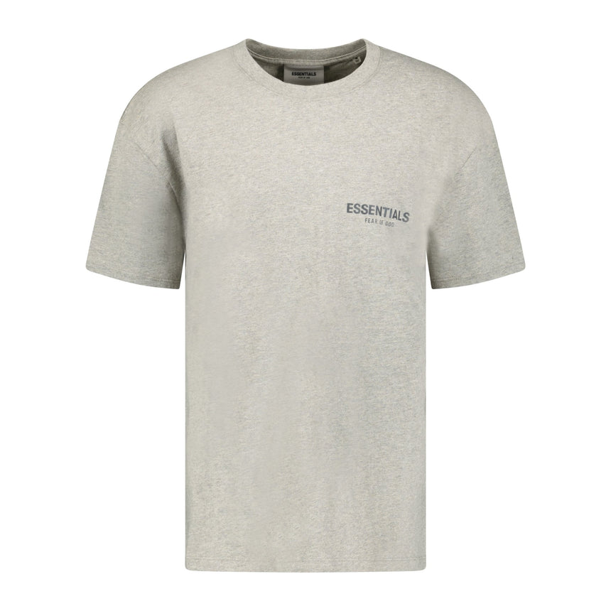 Essentials X Fear of God Reflective Logo T-shirt Grey (Dark Heather) - Boinclo ltd - Outlet Sale Under Retail