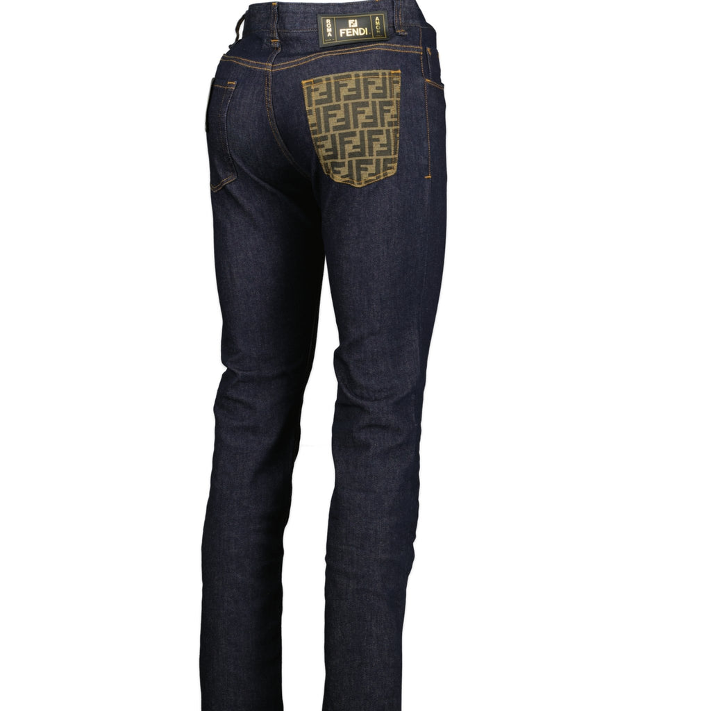 Fendi FF Pocket Jeans Blue - Boinclo ltd - Outlet Sale Under Retail