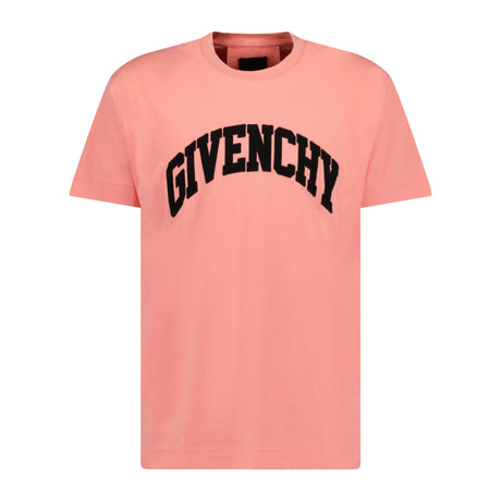 Givenchy Logo Embroidery Logo T-Shirt Coral Pink - Boinclo ltd - Outlet Sale Under Retail