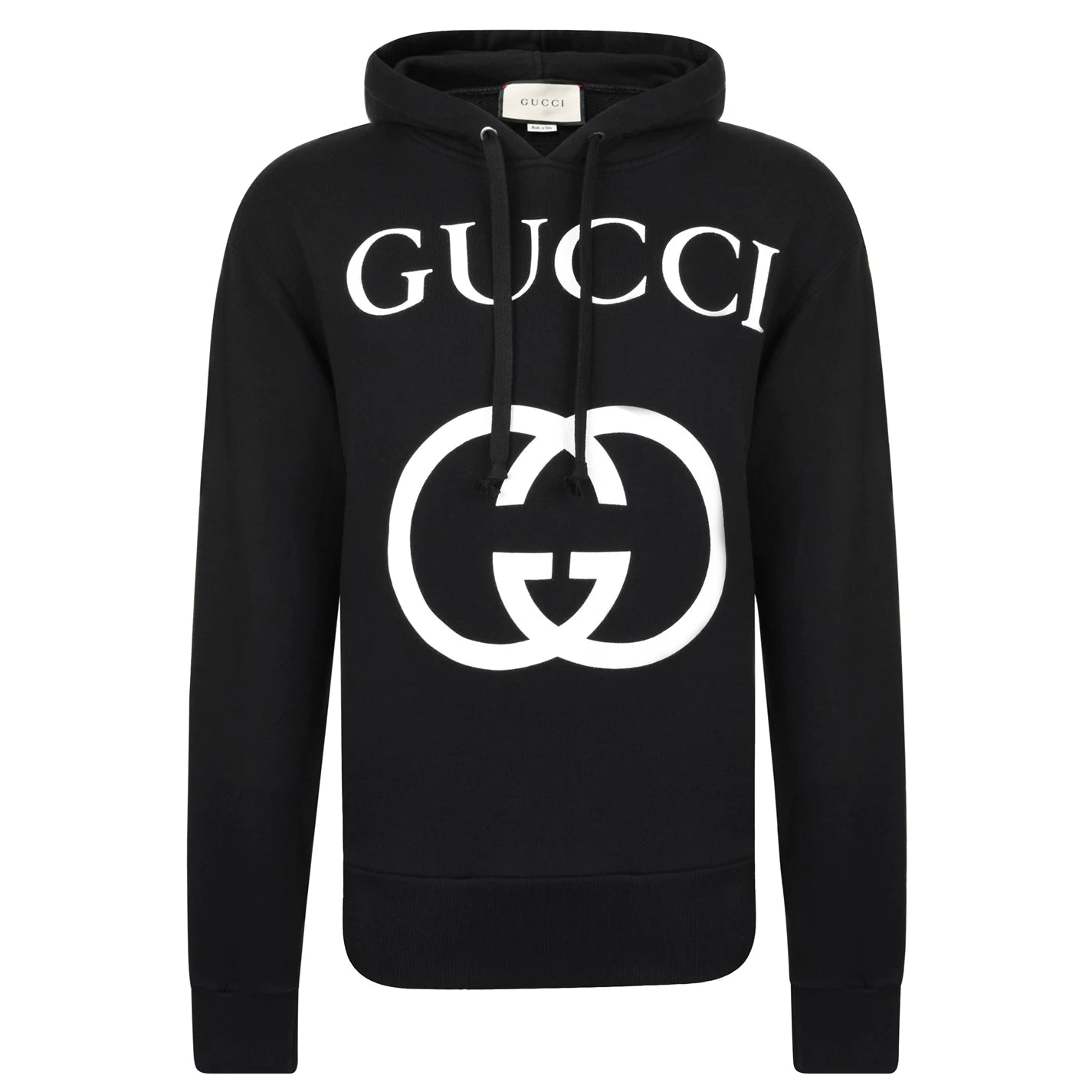 Gucci Logo Hoodie Sweatshirt Black Outlet Sale Always Under