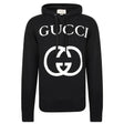 Gucci Logo Hoodie Sweatshirt Black - Boinclo ltd - Outlet Sale Under Retail