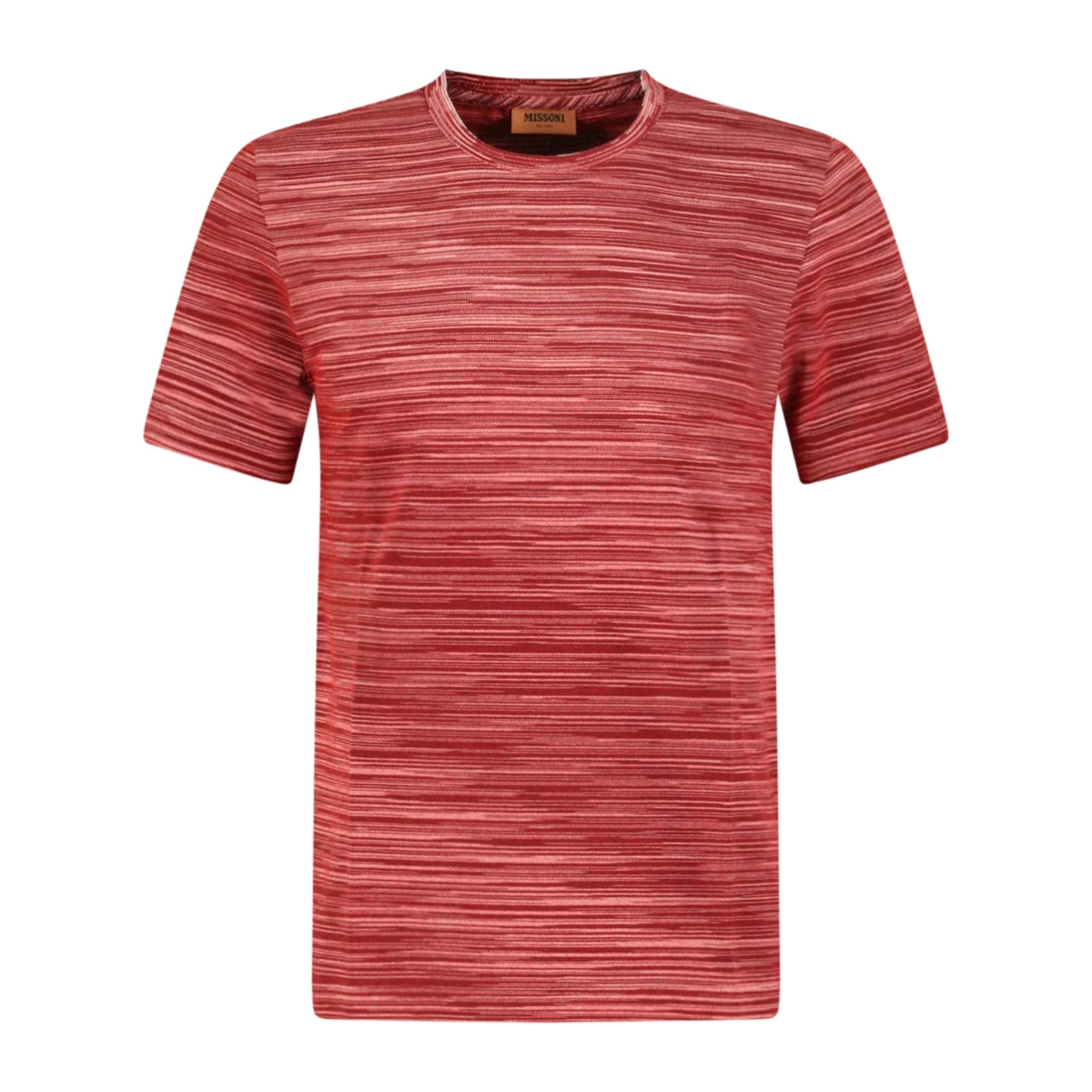 Missoni Knitted Red Stripe T-Shirt
