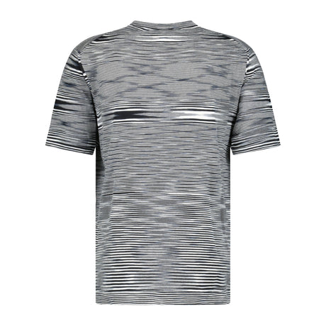 Missoni Knitted Stripe T-Shirt White & Black - Boinclo ltd - Outlet Sale Under Retail