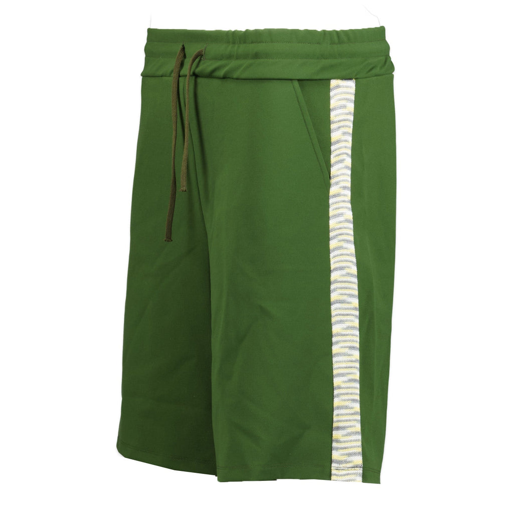 Missoni Side ZigZag Pattern Shorts Green - Boinclo ltd - Outlet Sale Under Retail