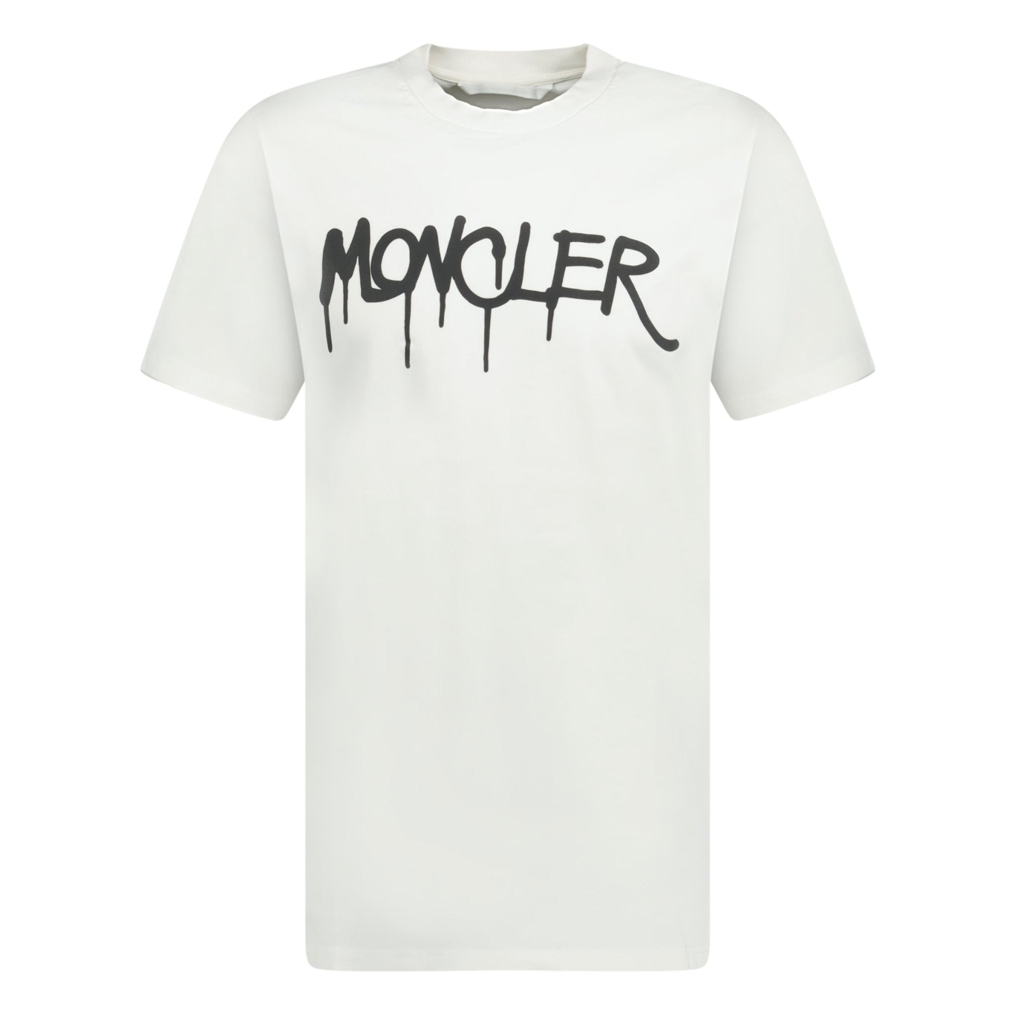 Moncler Graffiti Print T-Shirt White