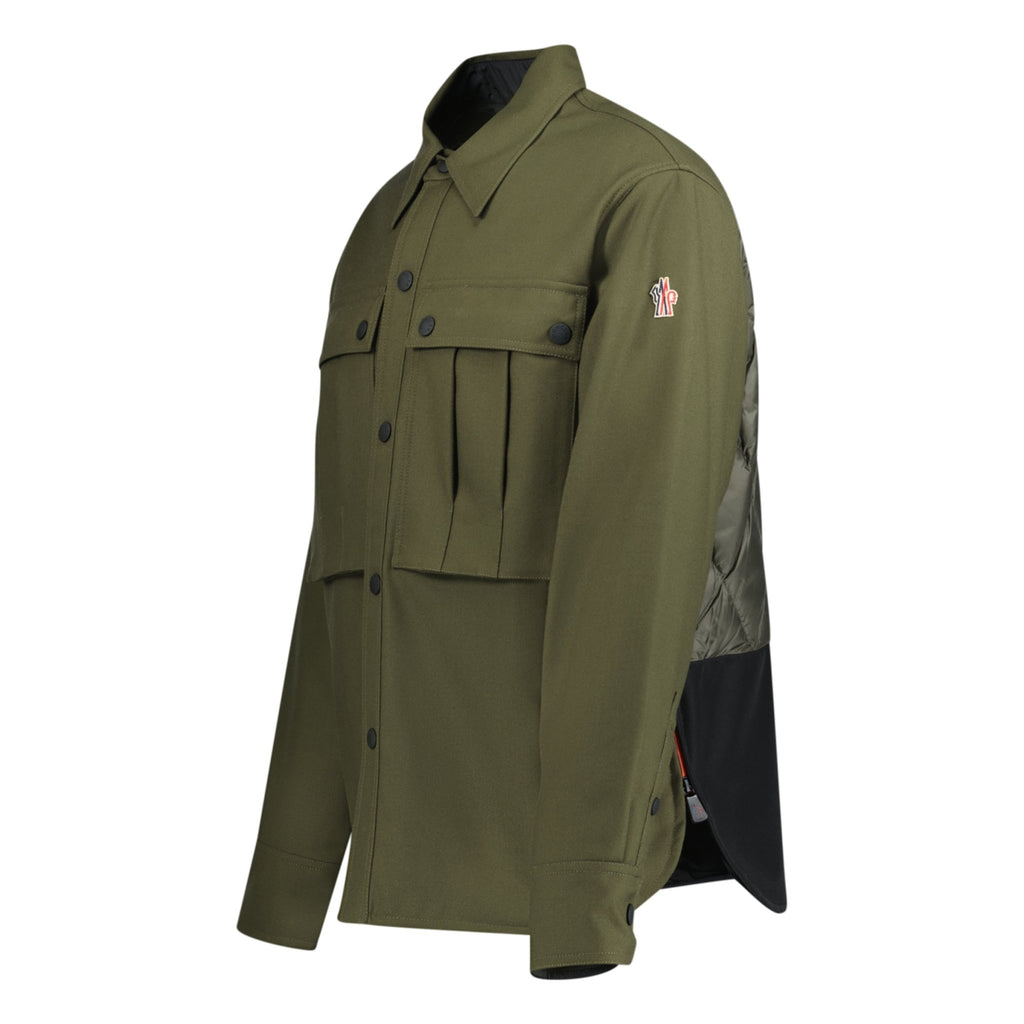 Moncler 'Ornon' Button Up Jacket Khaki - Boinclo ltd - Outlet Sale Under Retail