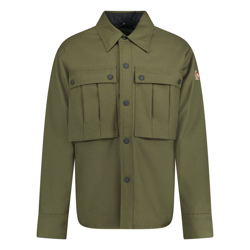 Moncler 'Ornon' Button Up Jacket Khaki - Boinclo ltd - Outlet Sale Under Retail