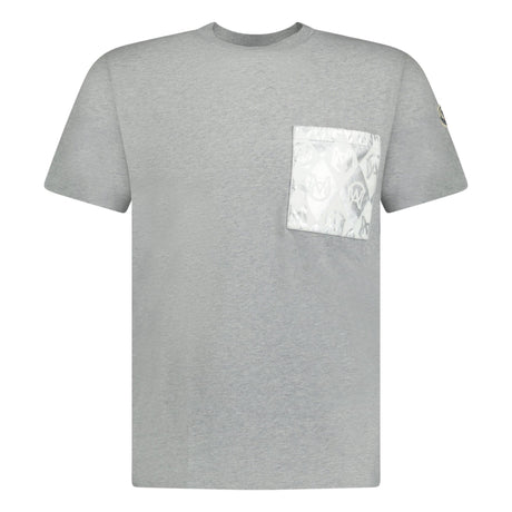 Moncler Patch Pocket Logo T-Shirt Grey - Boinclo ltd - Outlet Sale Under Retail