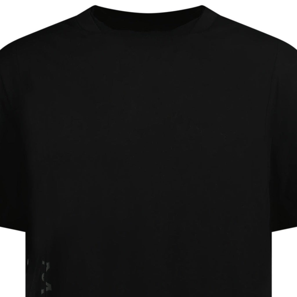 Moncler Side Reflective Writing Logo T-Shirt Black - Boinclo ltd - Outlet Sale Under Retail