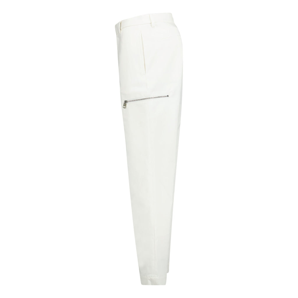 Moncler Zip Trousers White - Boinclo ltd - Outlet Sale Under Retail