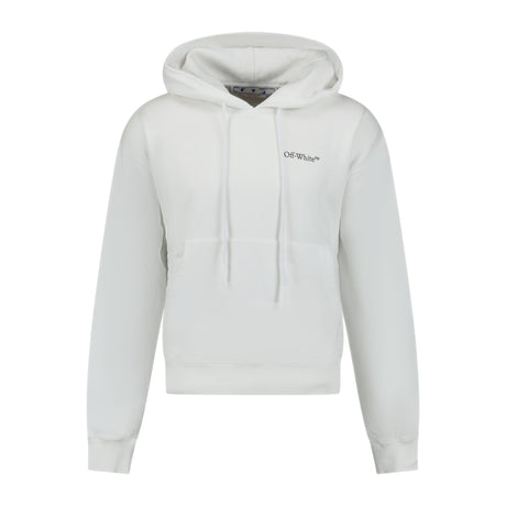 Off-White Caravaggio Logo Hooded Sweatshirt White - Boinclo ltd - Outlet Sale Under Retail