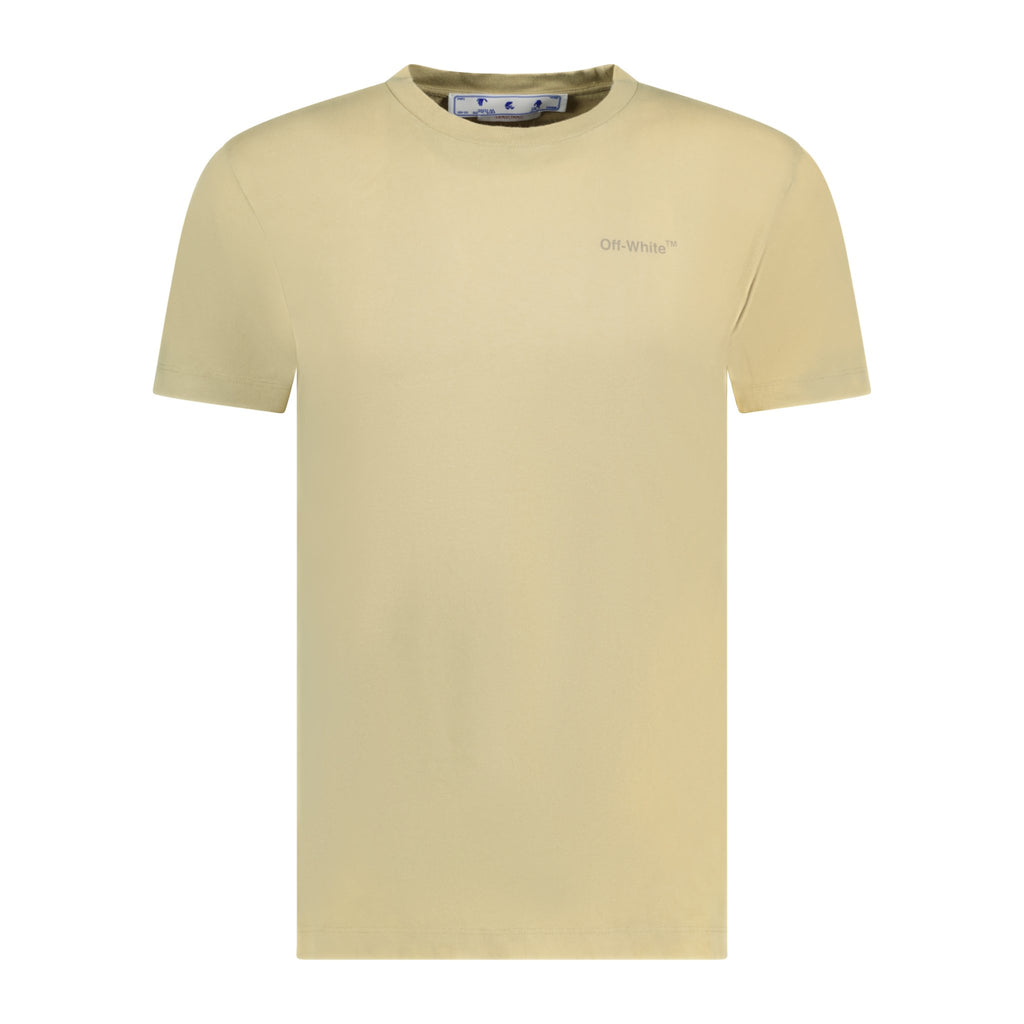 Off-White Diagonal Logo T-shirt Sand - Boinclo ltd - Outlet Sale Under Retail