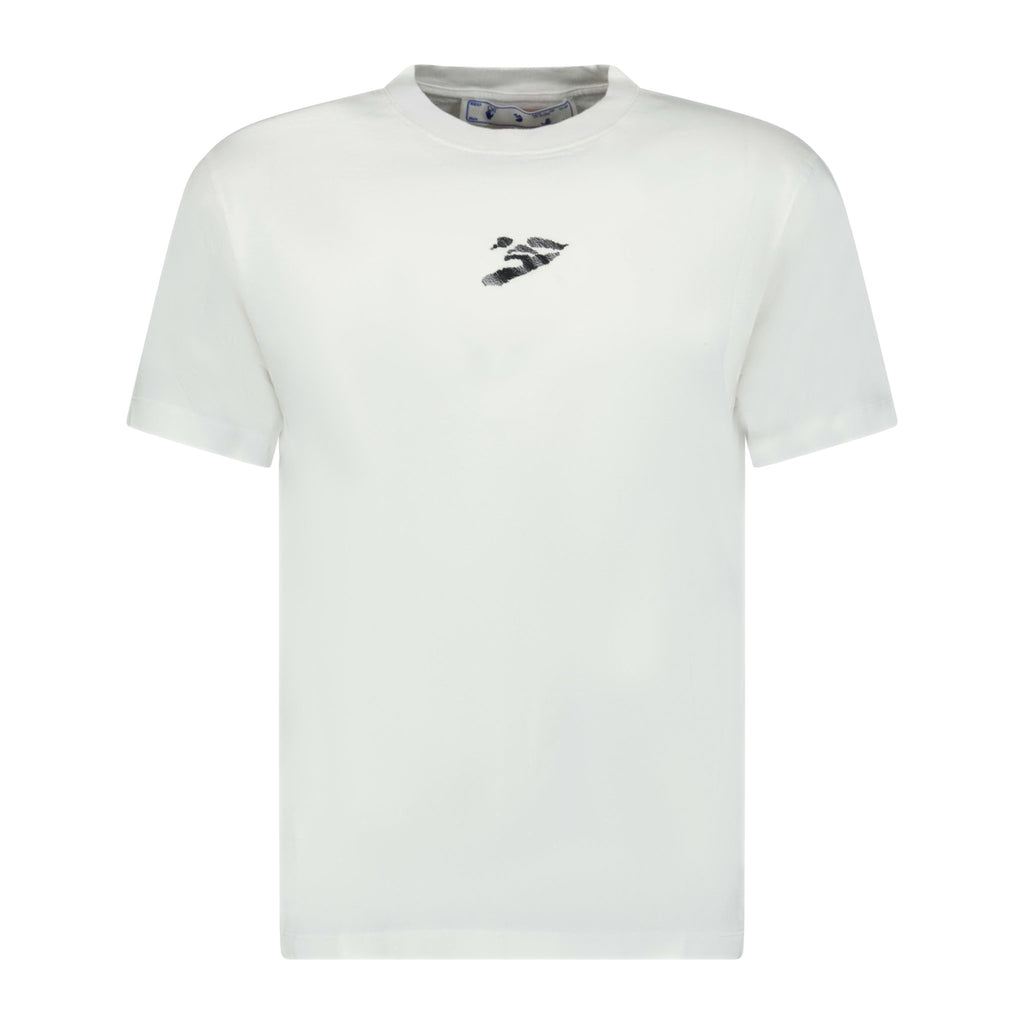 Off-White Distorted Logo T-shirt White - Boinclo ltd - Outlet Sale Under Retail