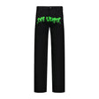 OFF-White Green Print Denim Jeans Black - Boinclo ltd - Outlet Sale Under Retail