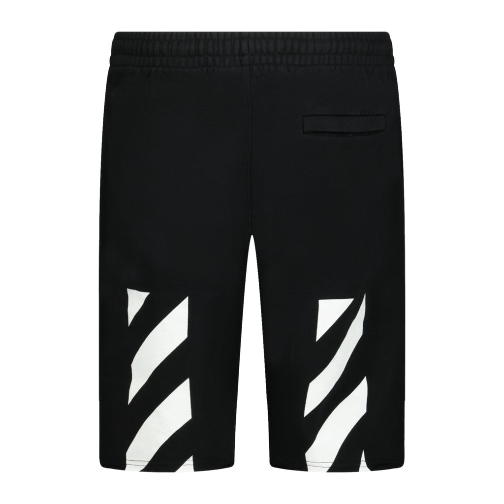 Off-White Stripe Design Shorts Black - Boinclo ltd - Outlet Sale Under Retail