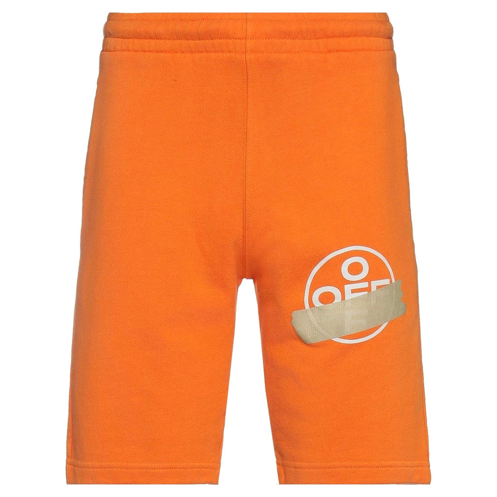 Off-White Tape Arrow Stripe Shorts Orange - Boinclo ltd - Outlet Sale Under Retail