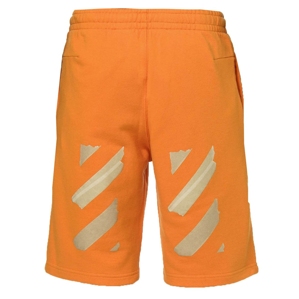 Off-White Tape Arrow Stripe Shorts Orange - Boinclo ltd - Outlet Sale Under Retail