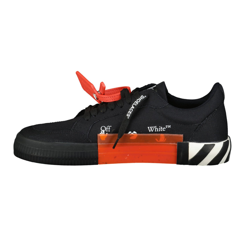 Off-White Vulcanized Low Top Trainers Black & Orange - Boinclo ltd - Outlet Sale Under Retail