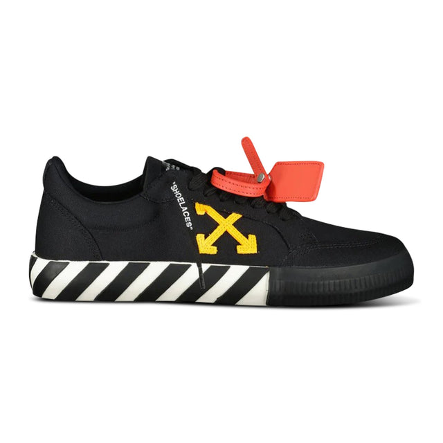 Off-White Vulcanized Low Top Trainers Black & Orange - Boinclo ltd - Outlet Sale Under Retail