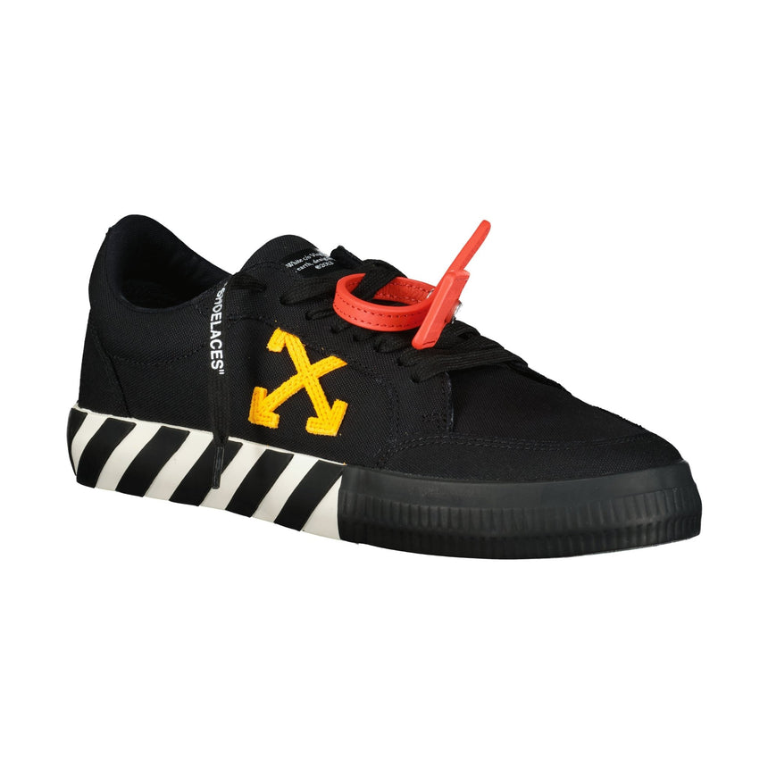 Off-White Vulcanized Low Top Trainers Black & Orange - Boinclo ltd - Outlet Sale Under Retail