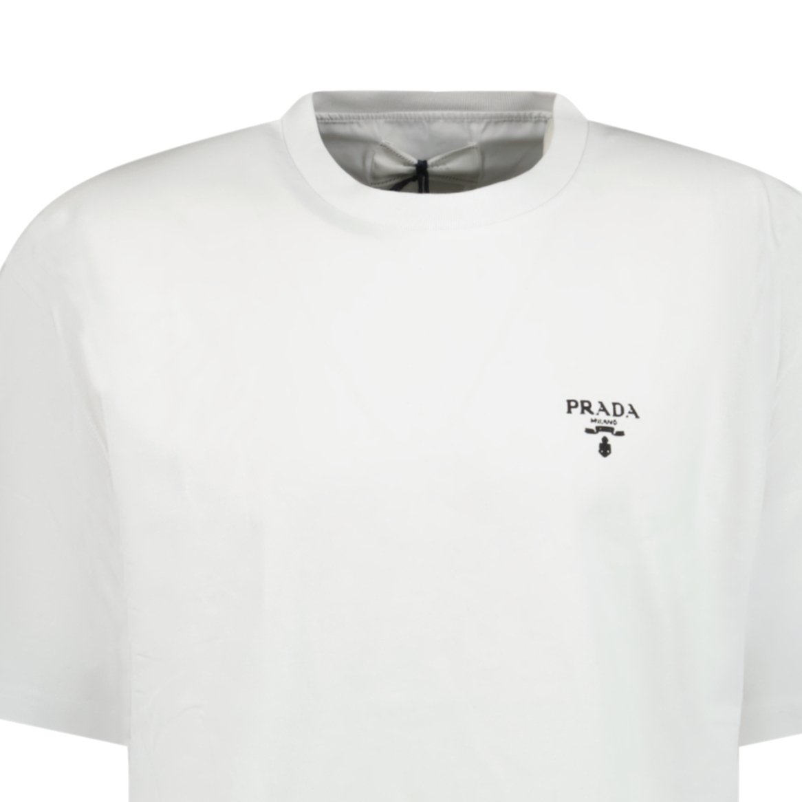 Prada Prada Milano Silicone Logo T-shirt White