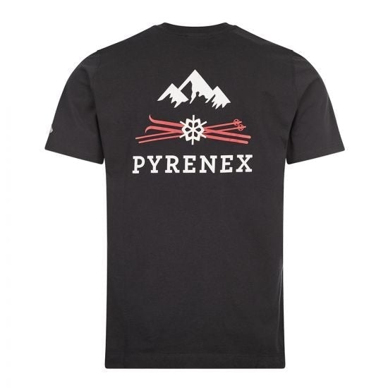 Pyrenex Chest & Rear Logo T-Shirt Black - Boinclo ltd - Outlet Sale Under Retail