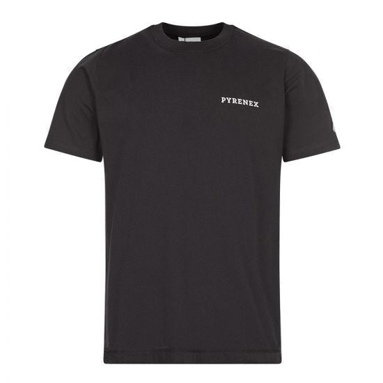 Pyrenex Chest & Rear Logo T-Shirt Black - Boinclo ltd - Outlet Sale Under Retail