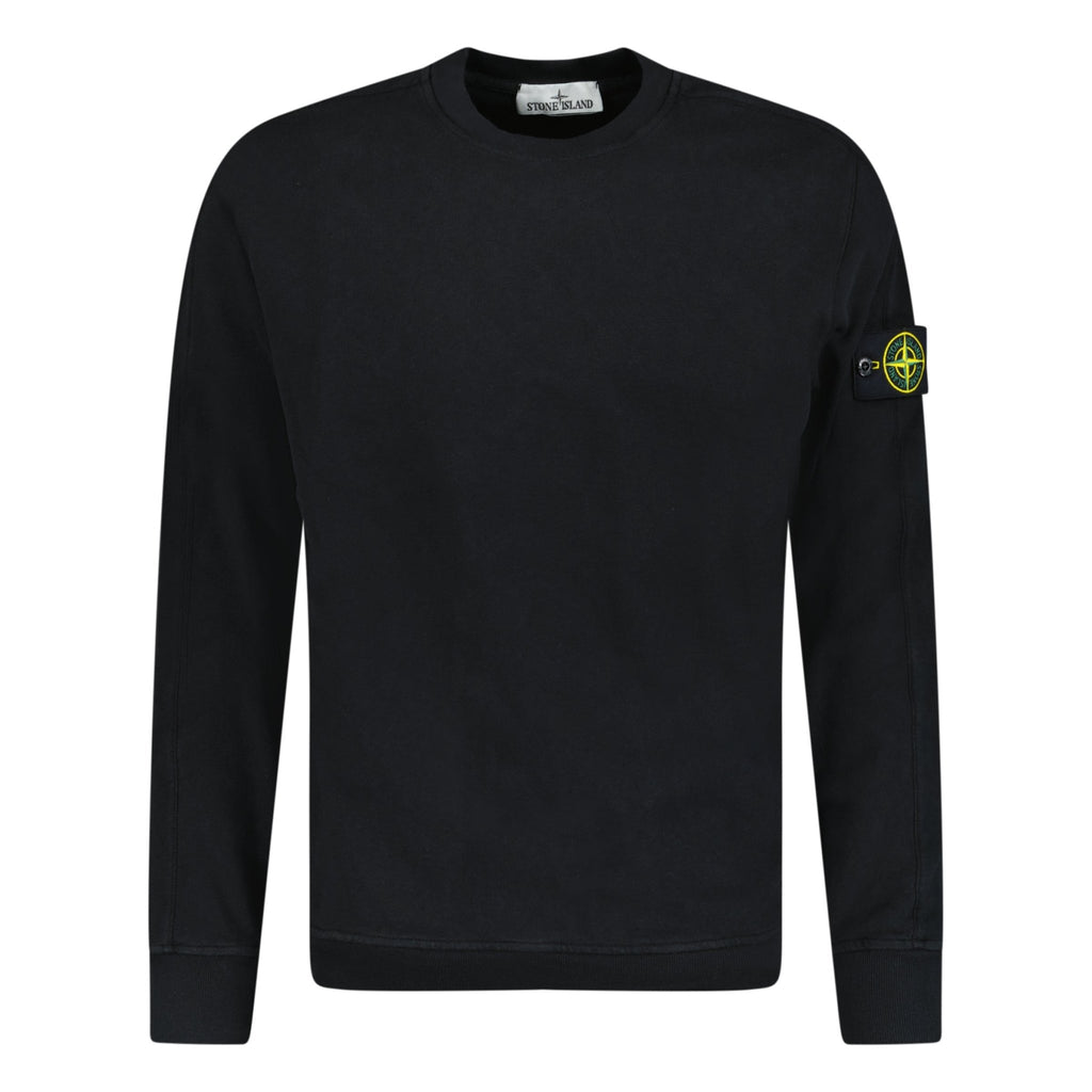Stone Island Cotton Sweatshirt Dust Black - Boinclo ltd - Outlet Sale Under Retail