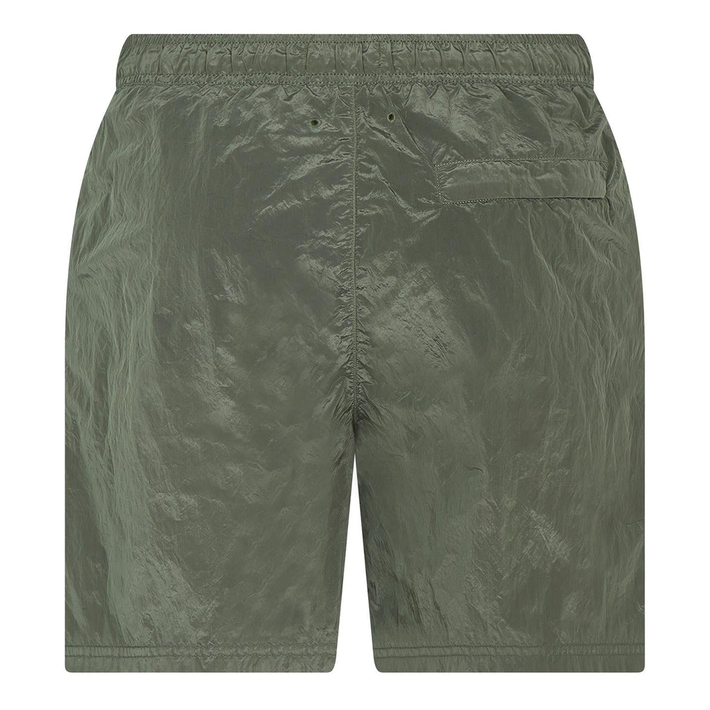 Stone Island Nylon Chrome Swim Shorts Green - Boinclo ltd - Outlet Sale Under Retail