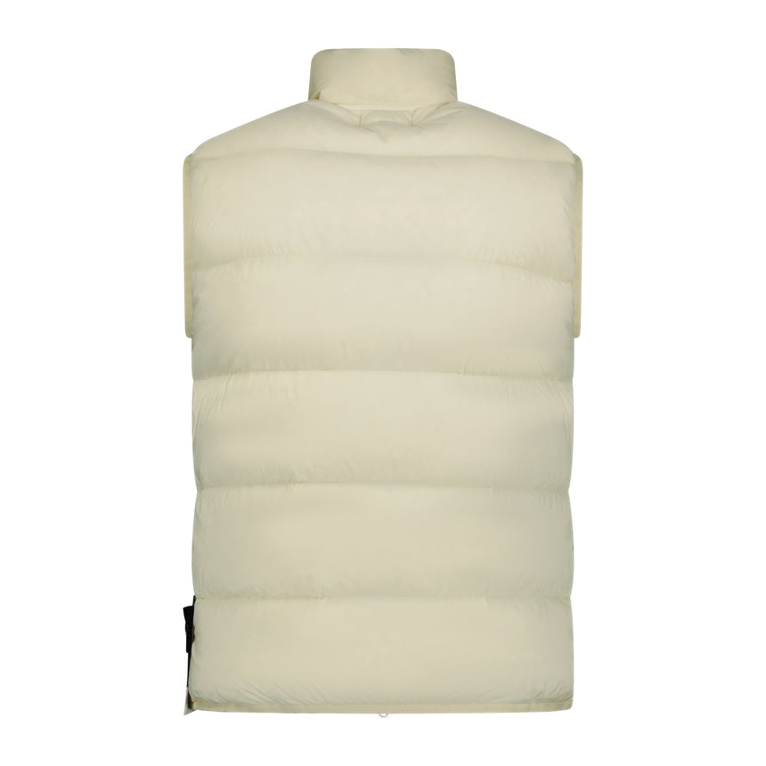 Stone Island Puffer Seamless Tunnel Nylon Gilet Cream - Boinclo ltd - Outlet Sale Under Retail