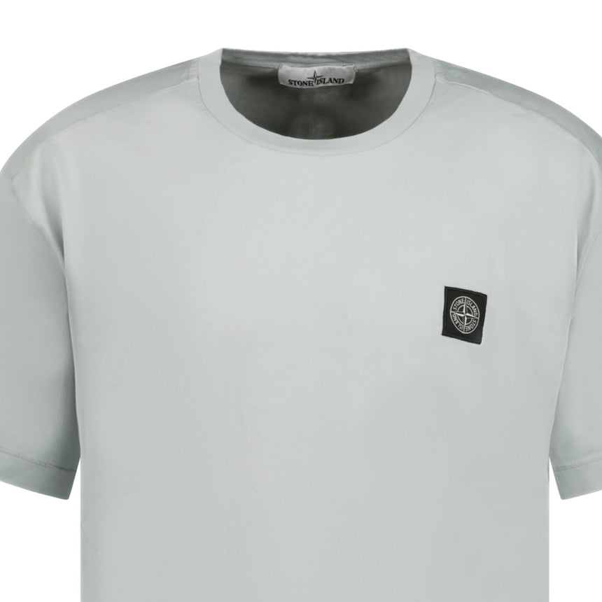 Stone Island Small Patch Logo T-Shirt Pearl Grey - Boinclo ltd - Outlet Sale Under Retail