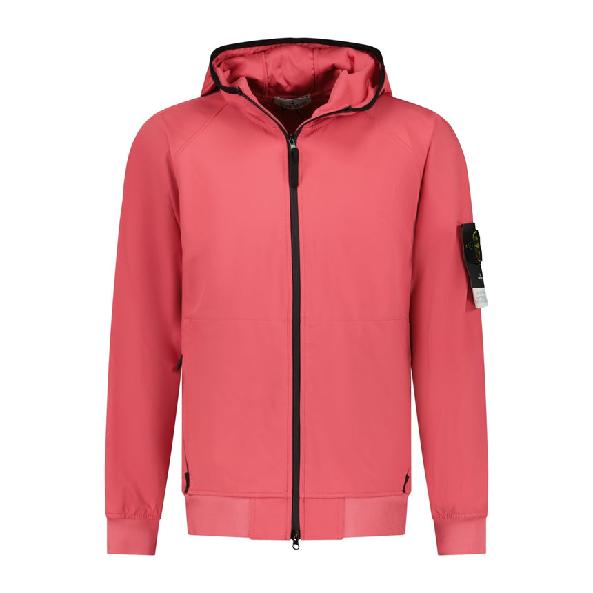 Stone Island Soft-Shell Zip-Up Jacket Pink - Boinclo ltd - Outlet Sale Under Retail