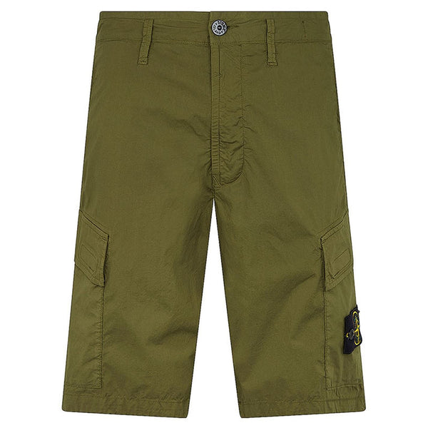 Stone island hot sale olive shorts