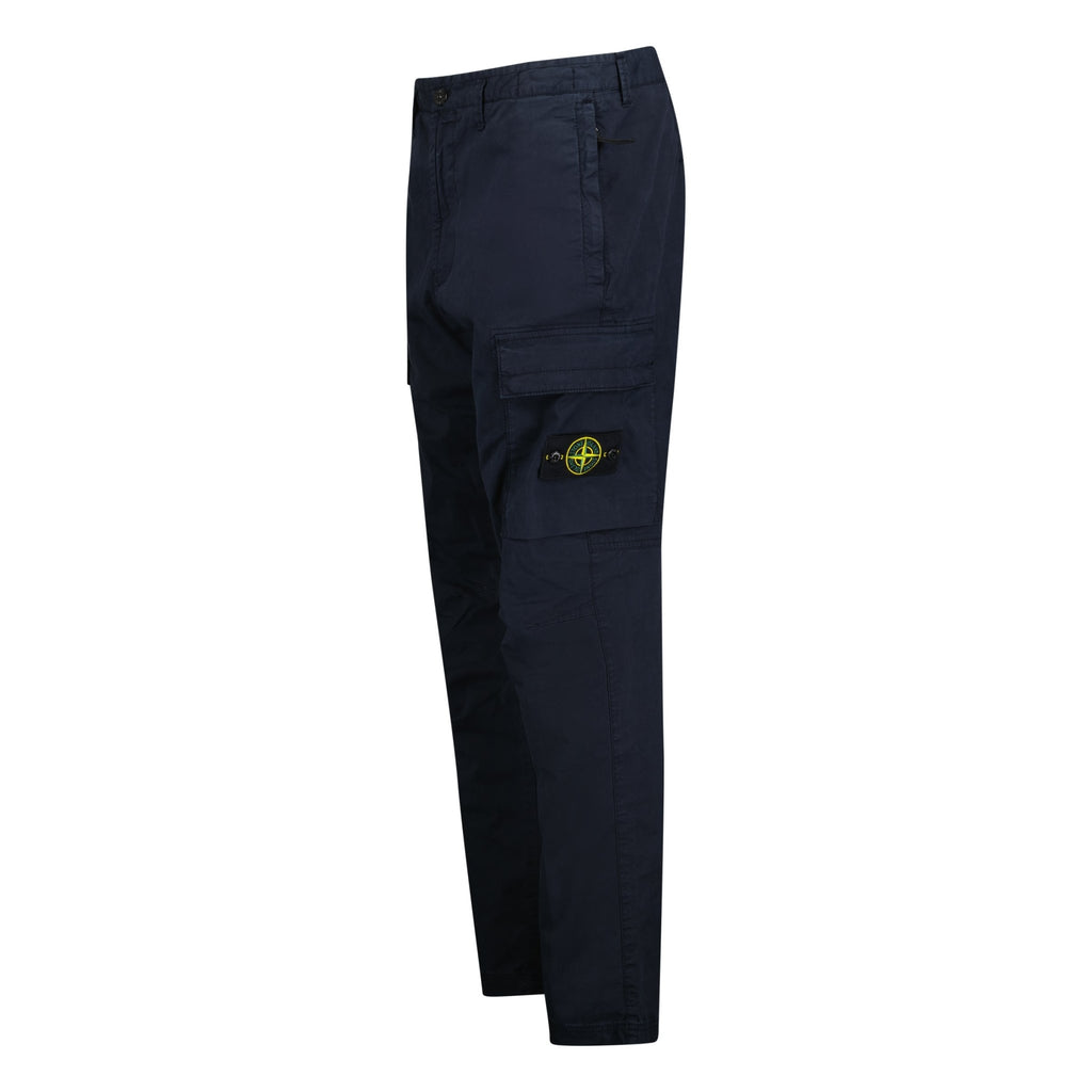Stone Island Tapered Cargo Trousers Navy - Boinclo ltd - Outlet Sale Under Retail