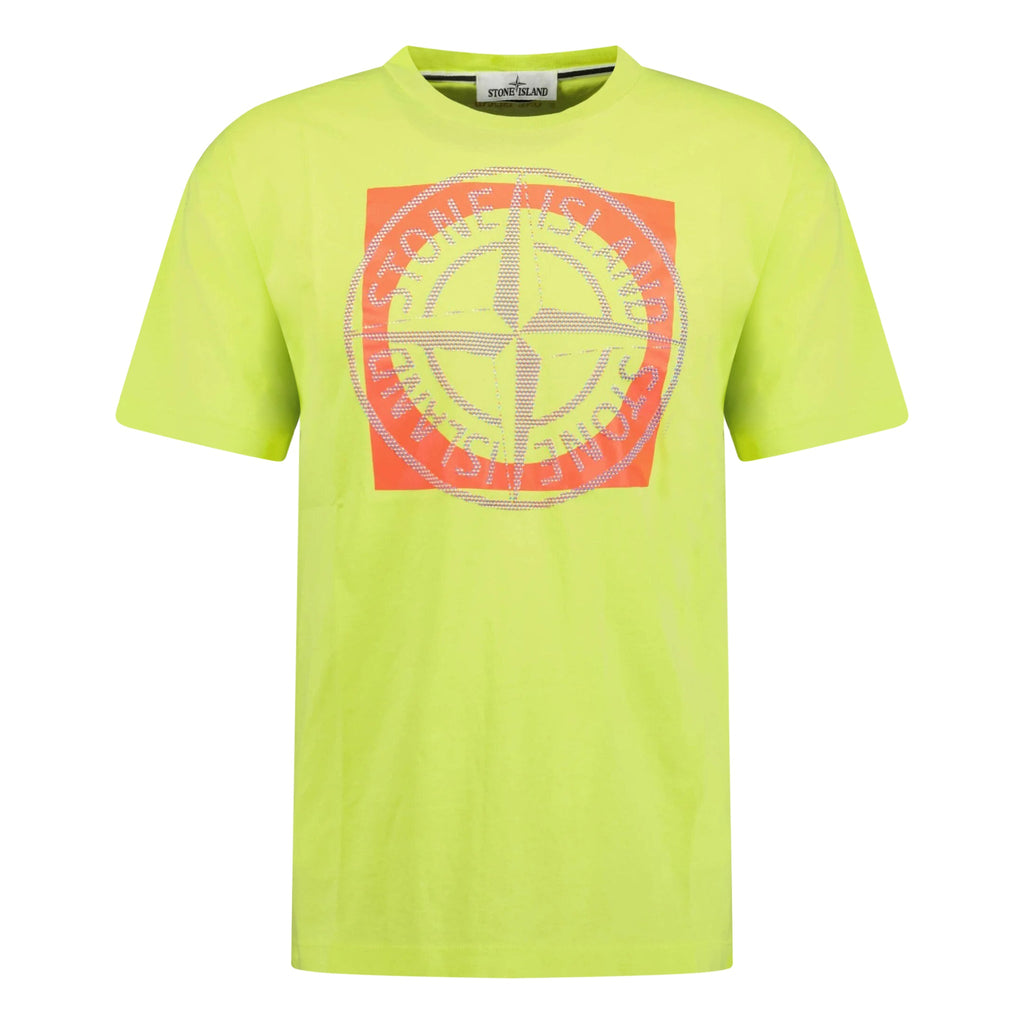 Stone Island Tricomia Two T-shirt Neon Yellow - Boinclo ltd - Outlet Sale Under Retail