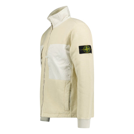 Stone Island Zip Fleece Jacket Beige - Boinclo ltd - Outlet Sale Under Retail