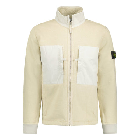 Stone Island Zip Fleece Jacket Beige - Boinclo ltd - Outlet Sale Under Retail