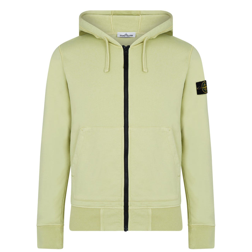 Stone Island Zip Hooded Sweatshirt Chiaro - Boinclo ltd - Outlet Sale Under Retail