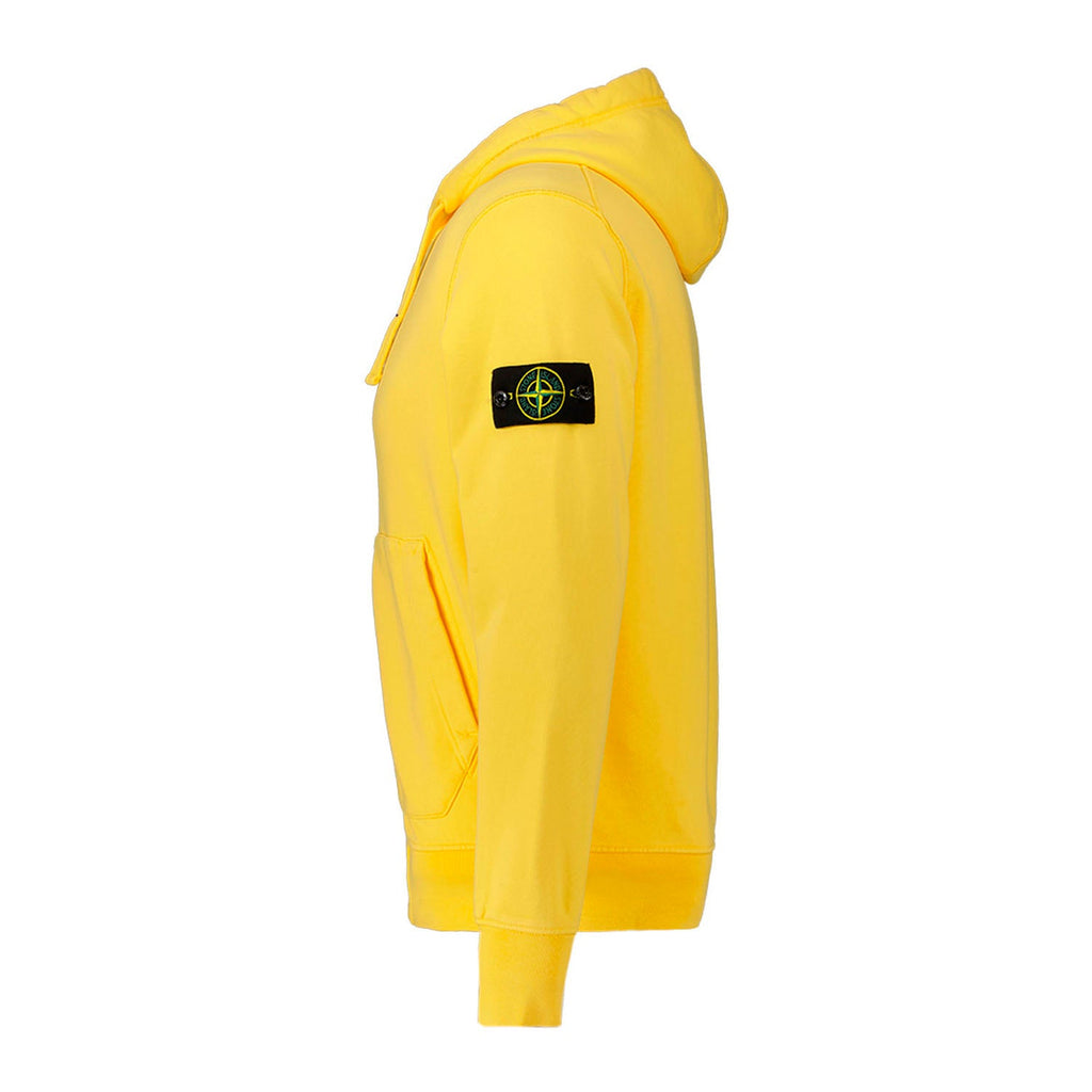 Stone Island Zip Hooded Sweatshirt Yellow - Boinclo ltd - Outlet Sale Under Retail