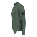 STONE ISLAND ZIP UP KNIT CARDIGAN KHAKI GREEN - Boinclo ltd - Outlet Sale Under Retail