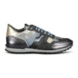 Valentino Black & Silver Rockrunner Trainers - Boinclo ltd - Outlet Sale Under Retail