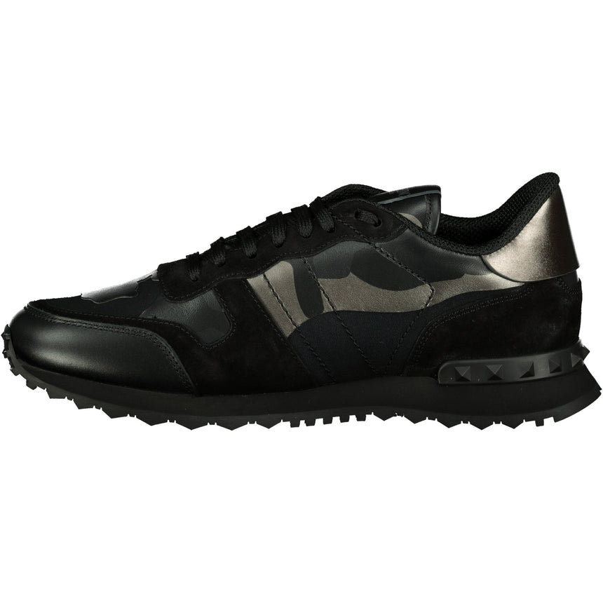 Valentino Chrome Rockrunner Trainers Black - Boinclo ltd - Outlet Sale Under Retail